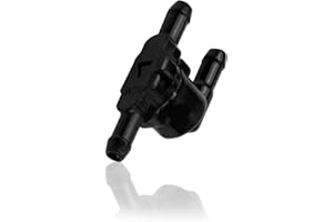 BRILEZE Windshield Washer Valve Non Return Check OE 8532128020 3 Way Car Windscreen Wiper Washer Valve 85321-28020 Compatible with Toyota 4Runner Corolla Highlander Crown Camry RAV4 Vehicle Black 1pcs