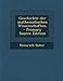 Produktbild Geschichte Der Mathematischen Wissenschaften. - Primary Source Edition