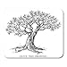 Produktbild AOCCK Gaming Mauspads, Gaming Mouse Pad Trunk Olive Tree Isolated Vector Sketch Black White Drawn Sketchy 11.8"x 9.8" Decor Office Nonslip Rubber Backing Mousepad Mouse Mat