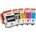 Produktbild Kingjet 202XL Druckerpatronen Hohe Kapazität Ersatz für Epson 202 XL Kompatibel mit Epson Expression Premium XP-6000 XP-6005 (Multipack - 1 Schwarz,1 Foto Schwarz, 1 Cyan, 1 Magenta,1 Gelb)