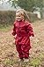 Hippychick Fleece Lined Waterproof All-in-One Suit - Red, 12-18 Months