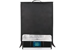 Befenybay Dust Cover with Handle Enclosure Protection from Sunlight Used for ELEGOO Saturn MSLA/Photon Mono X/Phrozen Sonic Mighty 4K LCD Resin 3D Printer(11.8x11.8x18.1 inch)