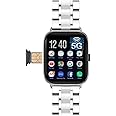 5G Ultra Android Smart watch With Camera, Android OS Pre installed apps, AMOLED Display screen | Sports and fitness Tracker 6Gb Ram 64Gb Rom With SIm Slot (3 strap) (White)
