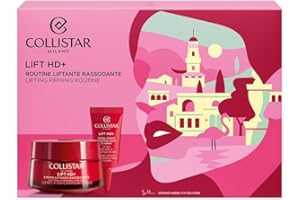 Collistar Lift HD+ Cofanetto Donna, Kit Viso Regalo con Pochette e Trattamento Antirughe Rassodante Liftante, Kit Viso con Crema Viso 50 ml + Contorno Occhi 5 ml
