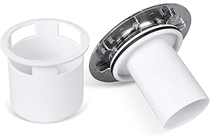 SEGNAYEN Shower Drain Cover Replacement, 115mm Shower Trap Cover, Chrome Shower Plughole Cover, Fast Flow Shower Waste Trap Cover Insert, Bathroom Shower Tray Drain Cover for 90mm Drain Outlet