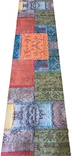 Kitchen Rug to Metro/Footage (Width 52) Patcwork Pacha Indian Ethnic Style Pacha Klimt Modern Digital