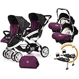 Casualplay Match 2 Stwinner - Silla paseo y accesorios, color plum
