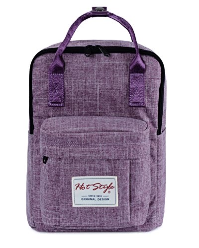 [HotStyle Basic Classic] Bestie Cute Diaper Bag Backpack for Mom (14 Liters), Purple