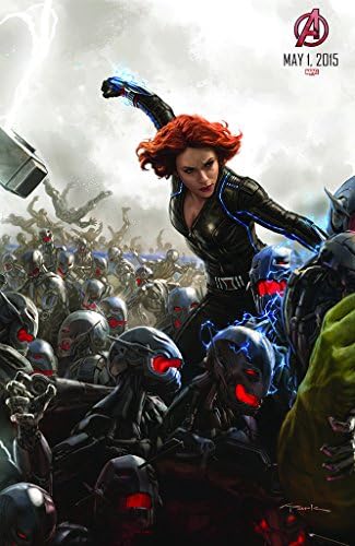 Avengers: Age of Ultron (2015) Movie Poster Black Widow [A2 Size 59.4 x 42.0 cm, 23.39 x 16.53 inches]