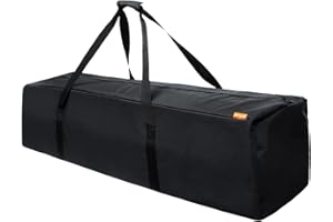 INFANZIA 115L Travel Duffle Bag - 45 Inch Extra Large Sports Duffel Luggage Equipment Storage Bag with Upgraded Zipper, Sturdy & Water Resistant, Black