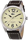 Lacoste Herren-Armbanduhr XL Analog Quarz Leder 2010696