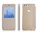 Produktbild TopAce® Hochwertigem Flip Case / Hülle / Tasche/ Schutzhülle Für Huawei Honor 8 / Honor 8 Premium (Gold)