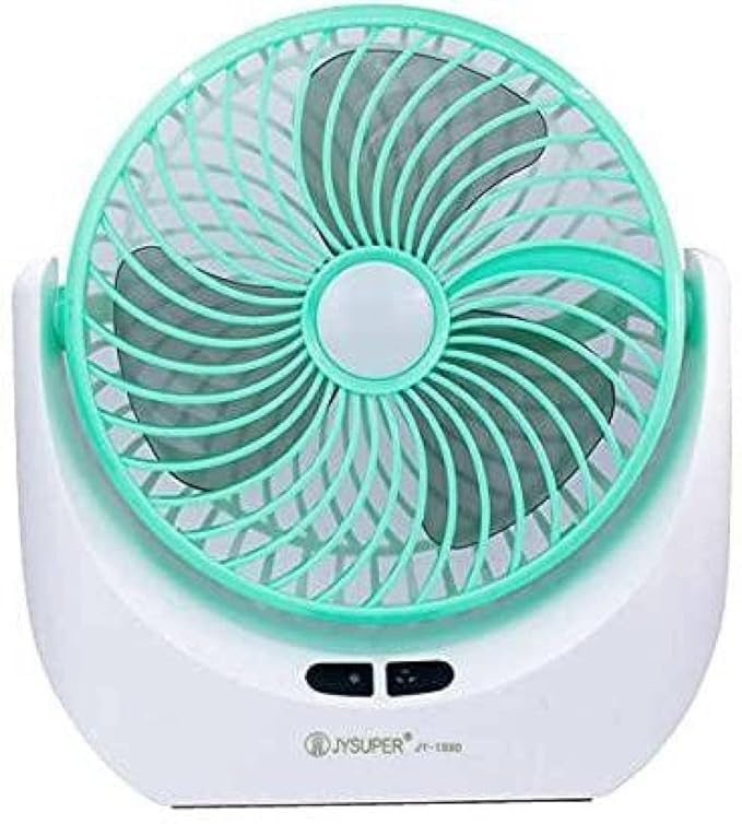 Powerful and Quiet: JY-1880 Fan23 - The Ultimate Small Portable Table Fan with 21 SMD Light for a Refreshing Breeze at Home or Office