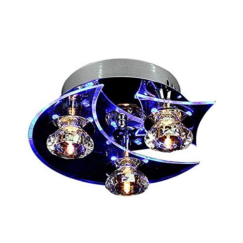Preisvergleich Produktbild YANGSANJIN Kristall Deckenleuchte, Moderne LED Kristall Deckenleuchte -LED Kristall Deckenlampe - LED deckenleuchte dimmbar - Flur Wohnzimmerlampe Schlafzimmer Küche