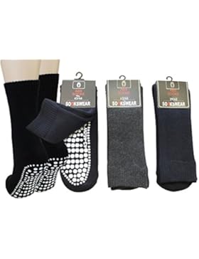 3 Paar Damen Herren ABS Socken Anti Rutsch Socken Stoppersocken Noppensocken