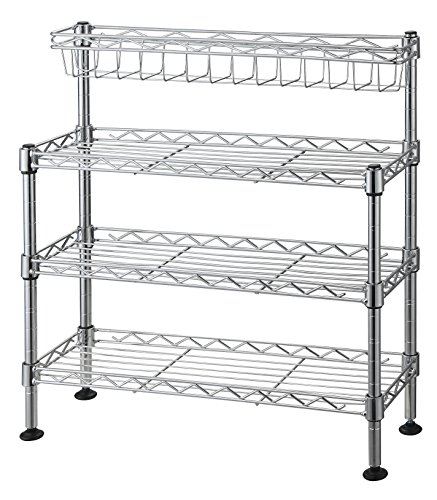 Preisvergleich Produktbild Archimede Minilight Schreibtisch Veranstalter, Metall, Verchromt