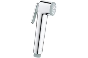GROHE Tempesta-F Trigger Spray - Hand Shower with Trigger Control - Anti-Limescale System -Universal Mounting System - Fits All Standard Shower Hoses - Durable Sparkling Sheen - Chrome - 27512001