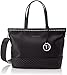 Produktbild Trussardi Jeans Damen Mimosa Smooth Ecoleather Tote Bag, Schwarz (Black), 17x46x42 centimeters