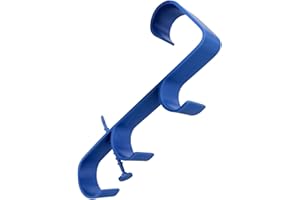 GENERIC Ganchos de piscina para postes, soporte ajustable para colgar manguera, soporte estable montado en la pared para patio, terraza, suministros de jardín, almacenamiento de ropa al aire libre, equipo