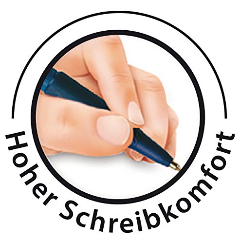 BIC Druckkugelschreiber Soft Feel clic Grip / 12 Kugelschreiber in Schwarz / Strichstärke 0,4 mm / Dokumentenecht - 4