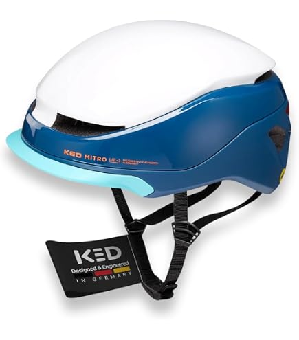 fahrradhelm herren ked Mitro UE-Kollektion 25/26 Helm Für E-Bike, City & S-Pedelec | Urban Mit MIPS, BOA-Verstellsystem & 180 Grad LED-Sicherheitslicht (USB) Farbe:Deep Burgundy Sitzkissen – Niedrige Aufbewahrungsbank kg:169 - 179 cm