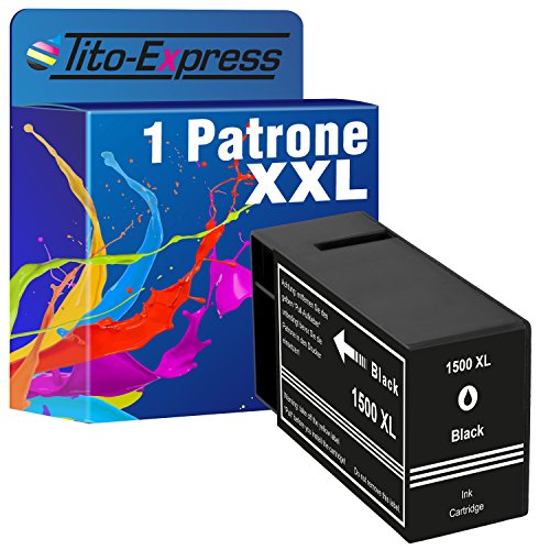 PlatinumSerie® 1x Tinten-Patrone XXL kompatibel für Canon PGI-1500 XL Black Maxify MB 2000 Series MB 2050 MB 2300 Series MB 2350 MB 2700 Series MB 2750 MB 2755