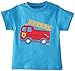 Kite Baby-Boys Fire Engine Round Collar Short Sleeve T-Shirt, Blue, 6-9 Months (Manufacturer Size:6-12 Months)
