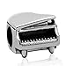 Produktbild Grand Piano Charm Bead Echt 925 Sterling Silber Musik Charms für European Charms Armband