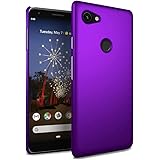 Google Pixel 3A Case - Pixel 3A 5.6" Ultra Slim Thin Armour Hard Case - Matte Rubberized Cover For Google Pixel 3A (Purple)