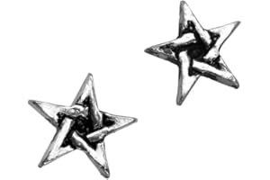 Alchemy Gothic (Metal-Wear) Pentagramma Coppia di Orecchini