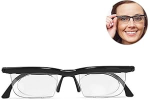 REUset Occhiali da Messa a Fuoco regolabili per la Vista da vicino e da lontano, Occhiali con Quadrante regolabili, Occhiali da Lettura Regolabile a Vista Quadrante: Occhiali da Lettura a Messa a