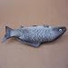 MagiDeal Artificial Realistic Freshwater Carp Imitation Model Toy Pretend Food Grey