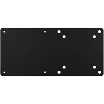 Support VESA Tooq Pour Mini PC - Métal Noir - Compatible 50x50, 75x75, 100x100 Mm - Charge 5 Kg Max