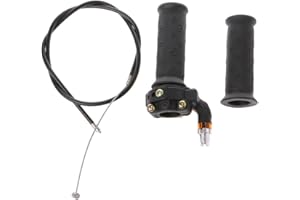 siwetg Poignée d'accélérateur Twist + câble pour 47cc 49cc Mini Dirt Bike Quad Pocket Moto 47cc 49cc