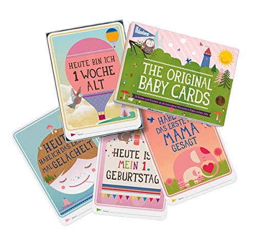 Milestone Baby Cards – Deutsche Version, 30 Karten im Set, einzeln verschweißt - 3