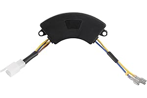 LIEBEWH Regulador de Voltaje Automático, AVR 250V 2KW-3KW 168F 220μF Generador de Electrico Gasolina Regulador de Voltaje Automático en forma de arco AVR