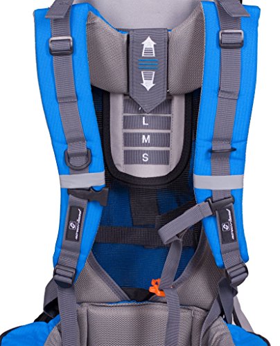 Neverland Kindertrage System Rucksack; TÜV geprüft; Premium Qualität (hervoragend verarbeitet, durchdacht, wenig Eigengewicht) - 5