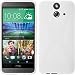 Produktbild PhoneNatic Case für HTC One E8 Hülle Silikon weiß X-Style + 2 Schutzfolien