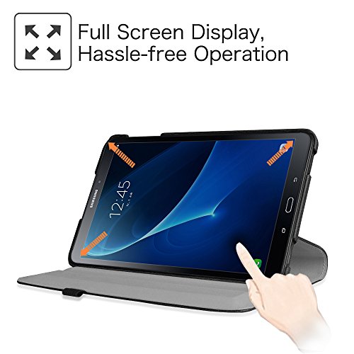 Fintie Samsung Galaxy Tab A 10.1 Hülle – 360° Drehbarer Stand Smart Cover Case Schutzhülle Tasche Etui mit Ständerfunktion Auto Schlaf / Wach Funktion für Samsung Galaxy Tab A 10,1 Zoll T580N / T585N Tablet (2016 Version), doppelfarbig - 5