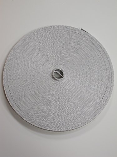 Preisvergleich Produktbild Mini Rolladengurt 14 mm grau 50 Meter Rolle