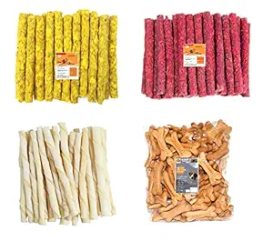 saway Money Saver Combo Pack Mutton 100g Chicken 100g Calcium Sticks 100g Big Biscuits 100g