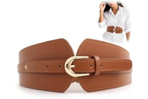 Bieiyhe Cinturón Elasticos De Mujer,Cinturon Mujer Ancho,Cinturon para Vestido,Cinturón de Moda,Waist Belt Women,Cinturón Delgado Ajustable,Cinturón EláStico Vintage,Cinturón de Cuero