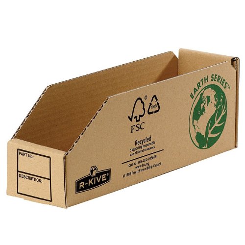 Preisvergleich Produktbild Kleinteilebox, 76x102x280, Lagerkasten, Sichtlagerkästen, Regalkarton, Lagerkarton, Fellowes, 7352