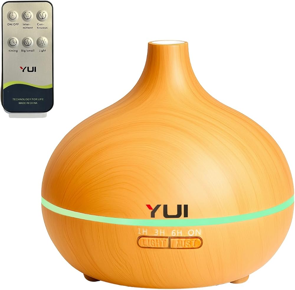 Yui AH30 Hava Nemlendirici Buhar Makinesi Ultrasonik Aroma Difüzör Oda Nemlendirici Işıklı