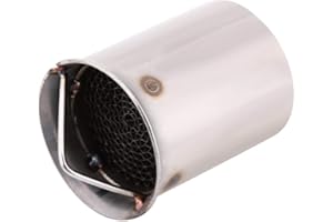 Keenso 51mm en Acier Inoxydable Universel Moto Tuyau D'échappement Silencieux Insertion DB Tueur Éliminateur De Bruit(5)