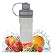 Produktbild Wasserflasche 700ml - BPA-frei und DHEP-frei | Gym Trinkflasche mit Frucht-Filter - Wasser Bottle für Bodybuilding und Sport Bayram (Grau)