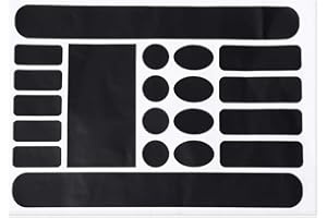 Alomejor Stickers Cadre Vélo Film de Protection pour vélo de Montagne Autocollant en Cuir rhinocéros Collage de tuyaux de Conduite de véhicules Anti-frotter et égratigner