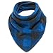 Baby/ Toddler fleece winter scarf (Blue black checks)