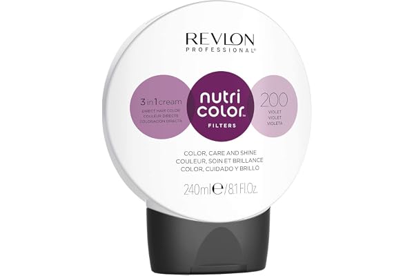 Revlon Professional - Nutri Color Filters - Soin Repigmentant Nutritif - Soin pour les Cheveux Protecteur et Raviveur de Couleur - Soin Cheveux Nourrissant - A faire à la Maison