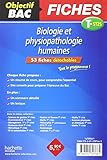 Image de Objectif Bac Fiches détachables Biologie et physiopathologie humaines 1ère et Term ST2S